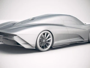 Mclaren Speedtail 2020 3D Model