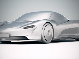 Mclaren Speedtail 2020 Model 3D