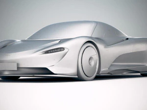 Mclaren Speedtail 2020 3D Model