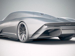 Mclaren Speedtail 2020 Model 3D