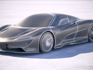 Mclaren Speedtail 2020 Model 3D
