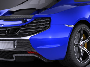 Mclaren 650S Coupe 2017 vray Modèle 3D