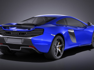 Mclaren 650S Coupe 2017 vray Modèle 3D