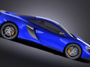 Mclaren 650S Coupe 2017 vray Modèle 3D