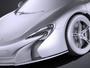Mclaren 650S Coupe 2017 vray Modèle 3D