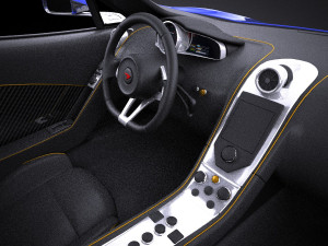 Mclaren 650S Coupe 2017 vray Modèle 3D