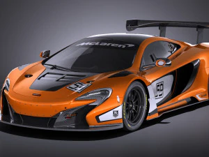 迈凯伦 650S GT3 2017 vray 3D 模型
