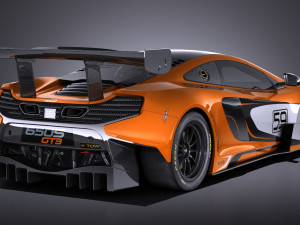 Mclaren 650S GT3 2017 vray 3D Model