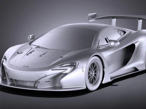 Mclaren 650S GT3 2017 vray 3D Model