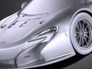 Mclaren 650S GT3 2017 vray 3D Model