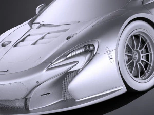 Mclaren 650S GT3 2017 vray 3D Model