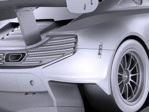 Mclaren 650S GT3 2017 vray 3D Model