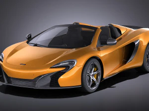 迈凯伦 650S Spider 2017 vray 3D 模型