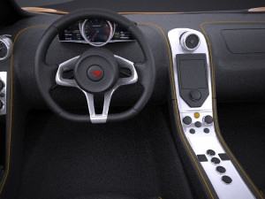 Mclaren 650S Spider 2017 vray 3D 模型