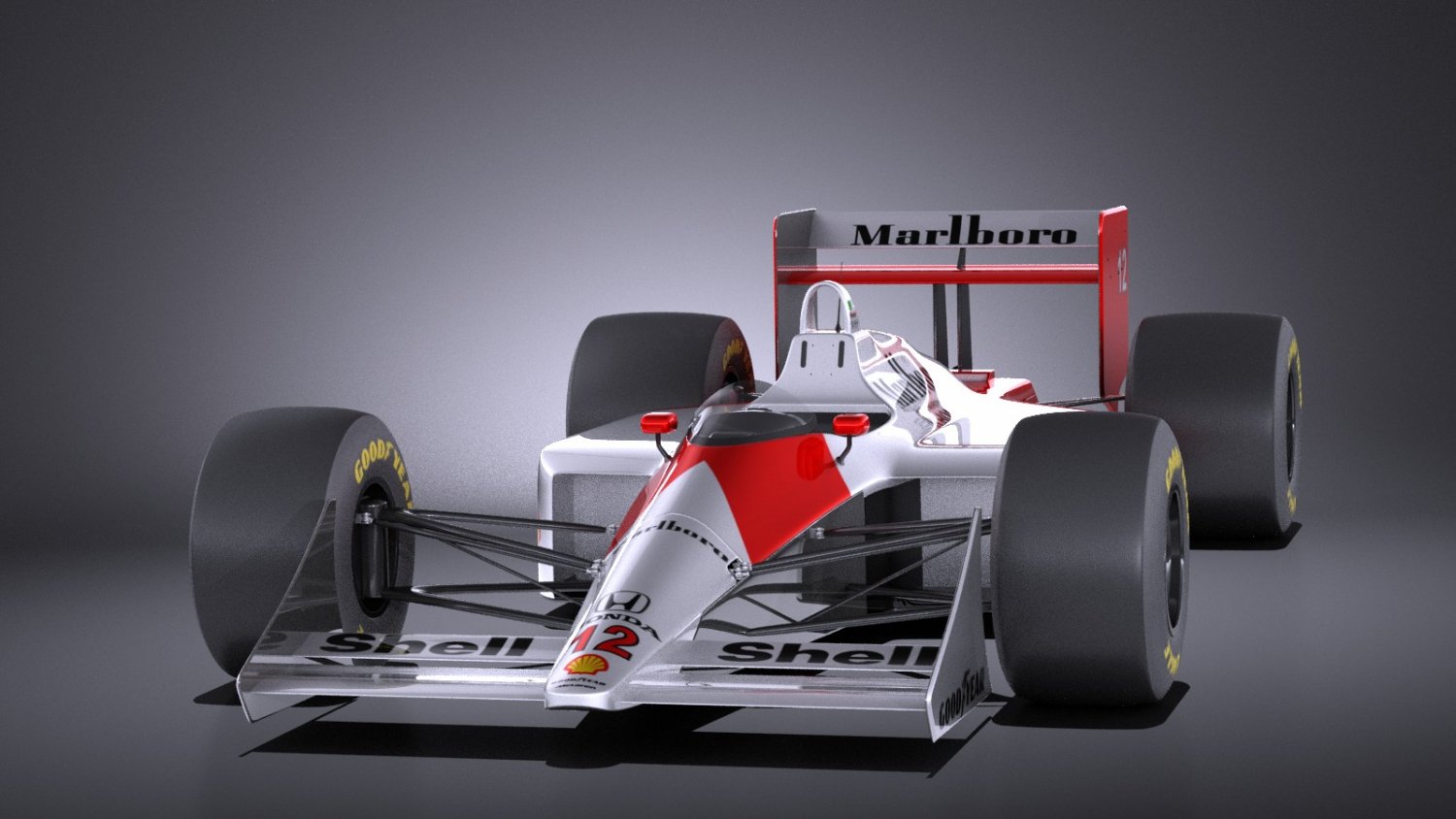 Mclaren Honda Mp4 4 Ayrton Senna Vray 3d Model In Racing 3dexport