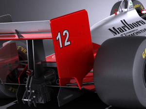 Mclaren Honda MP4 4 Ayrton Senna vray 3D 模型