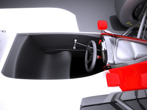 Mclaren Honda MP4 4 Ayrton Senna vray 3D 模型