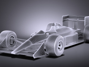 Mclaren Honda MP4 4 Ayrton Senna vray 3D 模型