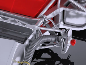 Mclaren M6GT 1969 24H Lemans Yarış Arabası vray 3D Model