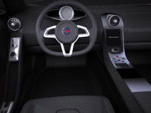 Mclaren MP4 12C Spider 2014 vray Modello 3D
