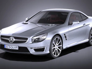 メルセデス・ベンツ SL 63 AMG 2015 vray 3Dモデル
