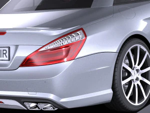 Mercedes-Benz SL 63 AMG 2015 vray 3D Model