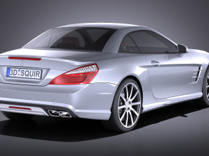 Mercedes-Benz SL 63 AMG 2015 vray 3Dモデル