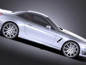 Mercedes-Benz SL 63 AMG 2015 vray 3D Model