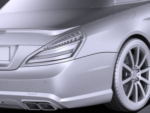 Mercedes-Benz SL 63 AMG 2015 vray 3Dモデル