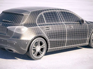 Mercedes-Benz A-Class 2019 3D Model