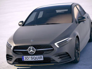 Mercedes-Benz A-Class AMG 2019 3D Model