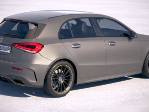 Mercedes-Benz A-Class AMG 2019 3D Модель