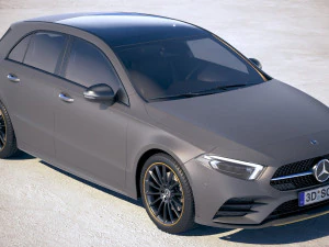Mercedes-Benz A-Class AMG 2019 3D Model