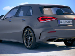 Mercedes-Benz A-Class AMG 2019 3D Model