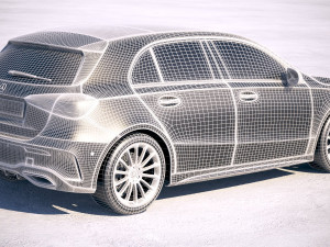 Mercedes-Benz A-Class AMG 2019 3D Модель