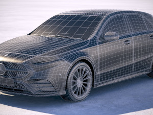 Mercedes-Benz A-Class AMG 2019 3D Модель