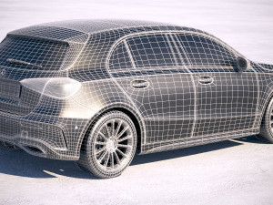 Mercedes-Benz A-Class AMG 2019 3D Модель