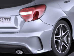 Mercedes-Benz A-Class 2013 vray Modello 3D