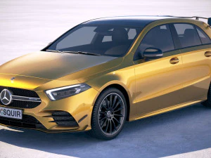 Mercedes-Benz A35 AMG 2019 3D Model