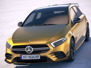 Mercedes-Benz A35 AMG 2019 3D Model