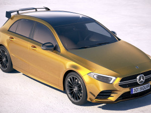 Mercedes-Benz A35 AMG 2019 3D Model