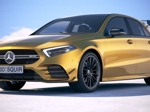 Mercedes-Benz A35 AMG 2019 3D Model