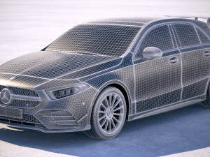 Mercedes-Benz A35 AMG 2019 3D Model