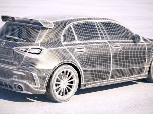 Mercedes-Benz A35 AMG 2019 3D Model