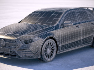Mercedes-Benz A35 AMG 2019 3D Model