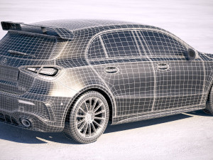 Mercedes-Benz A35 AMG 2019 3D Model