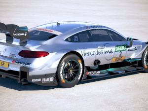 Mercedes-Benz AMG C-coupe c63 DTM 2017 3Dモデル
