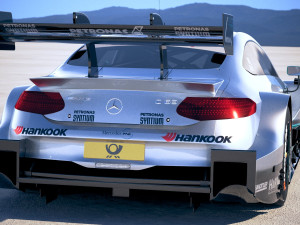 Mercedes-Benz AMG C-coupe c63 DTM 2017 3Dモデル