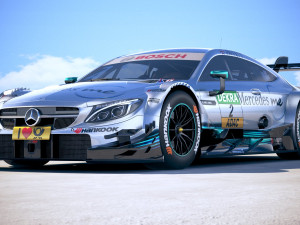 Mercedes-Benz AMG C-coupe c63 DTM 2017 3Dモデル
