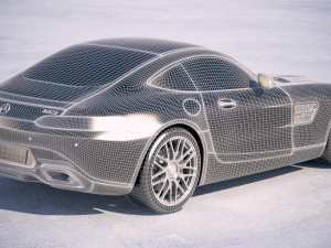 Mercedes-Benz AMG GT S 2018 Modèle 3D